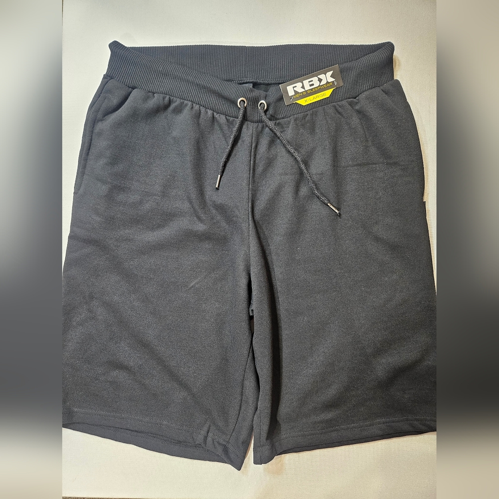 RBX‎ Mens Loungewear Shorts XL Black Adjustable Sleepwear Comfortable Pajama NEW